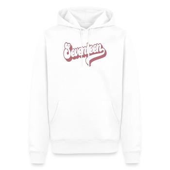 Siebzehn 17. Geburtstag für Mädchen 17 Jahre alt - Männer Premium Bio Hoodie - Weiß - Vorne - Nico (187cm)