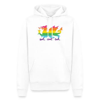 Pride Month LGBTQ - LGBTQ Walisischer Drache - Männer Premium Bio Hoodie - Weiß - Vorne - Nico (187cm)