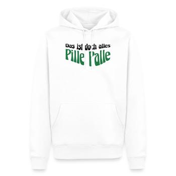 Pille Palle - Männer Premium Bio Hoodie - Weiß - Vorne - Nico (187cm)