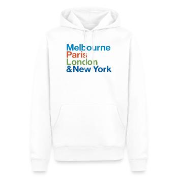 GRAND SLAM Tennis - Sweat à capuche Premium bio Homme - blanc - Devant - Nico (187cm)