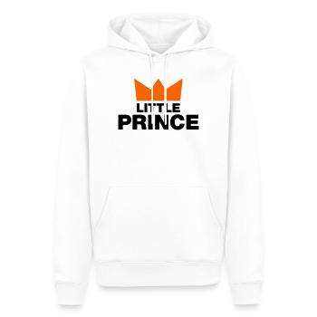 Little Prinz / 2 Farben - Männer Premium Bio Hoodie - Weiß - Vorne - Nico (187cm)