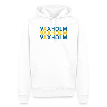 VAXHOLM Sverige Sweden Schweden Flagge - Männer Premium Bio Hoodie - Weiß - Vorne - Nico (187cm)