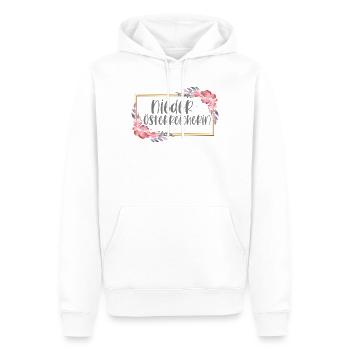Niederösterreicherin Österreich Berge Mädchen - Männer Premium Bio Hoodie - Weiß - Vorne - Nico (187cm)
