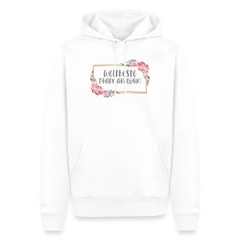 Pharmakologin Ärztin Doktorin Beruf Geschenk - Männer Premium Bio Hoodie - Weiß - Vorne - Nico (187cm)