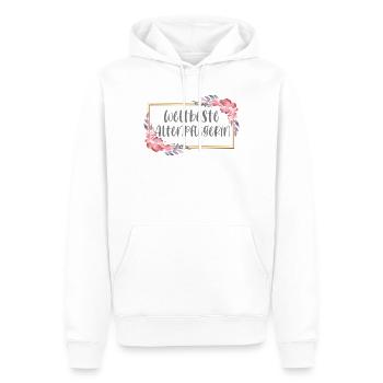 Altenpflegerin Pflegerin Mädchen Geschenk - Männer Premium Bio Hoodie - Weiß - Vorne - Nico (187cm)