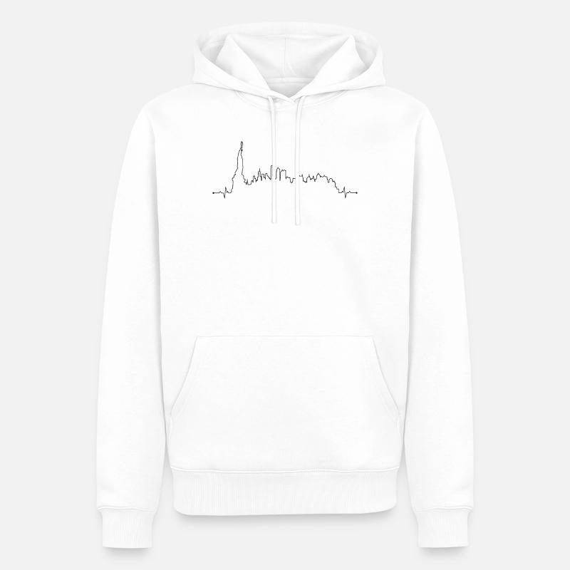 design_missing_request - Sweat à capuche Premium bio Homme - blanc