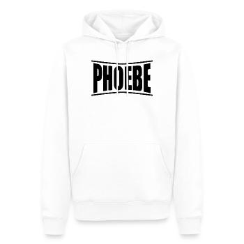 T-Shirt Phoebe T-Shirt Geschenkidee - Männer Premium Bio Hoodie - Weiß - Vorne - Nico (187cm)