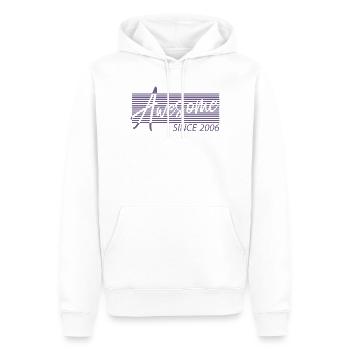 Génial depuis 2006 - Sweat à capuche Premium bio Homme - blanc - Devant - Nico (187cm)
