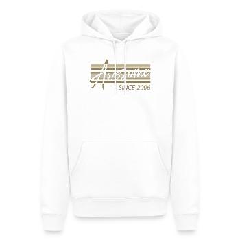 Génial depuis 2006 - Sweat à capuche Premium bio Homme - blanc - Devant - Nico (187cm)