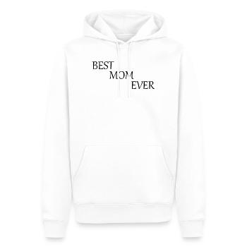 Dire la fête des mères meilleure maman au monde Maman de la fête des mères - Sweat à capuche Premium bio Homme - blanc - Devant - Nico (187cm)