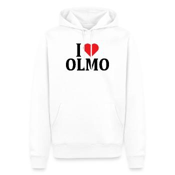 T-Shirt I love Elm T-Shirt Geschenkidee - Männer Premium Bio Hoodie - Weiß - Vorne - Nico (187cm)