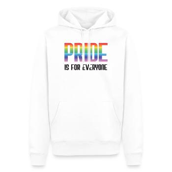 LGBT Pride Month - Pride ist für alle da - Männer Premium Bio Hoodie - Weiß - Vorne - Nico (187cm)