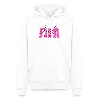 Bride to Be Highlighted Typography - Men’s Premium Organic Hoodie - white - Front - Nico (187cm)
