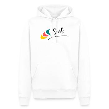 FEIERTAG. FROHE FEIERTAGE. GELIEBTE. MEISTER. LEHRER - Männer Premium Bio Hoodie - Weiß - Vorne - Nico (187cm)