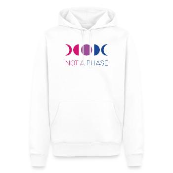 LGBTQ Pride Month - Keine Phase - Bisexuell - Männer Premium Bio Hoodie - Weiß - Vorne - Nico (187cm)