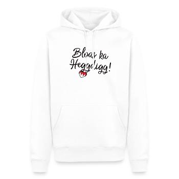 Bloas ka Heggdigg! - Männer Premium Bio Hoodie - Weiß - Vorne - Nico (187cm)