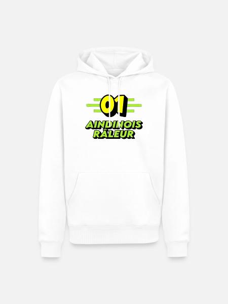Complaining Aindinois - Men’s Premium Organic Hoodie - white