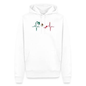 Mexico - Männer Premium Bio Hoodie - Weiß - Vorne - Nico (187cm)