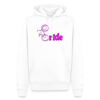 FAHRRAD RADFAHREN BRAUT - Männer Premium Bio Hoodie - Weiß - Vorne - Nico (187cm)