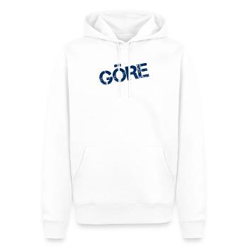 MÔME - Sweat à capuche Premium bio Homme - blanc - Devant - Nico (187cm)