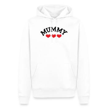 Mom / Mother's Day - Men’s Premium Organic Hoodie - white - Front - Nico (187cm)