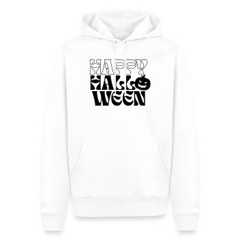Illustration de joyeux Halloween - Sweat à capuche Premium bio Homme - blanc - Devant - Nico (187cm)