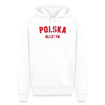 OLSZTYN Polska Polen - Männer Premium Bio Hoodie - Weiß - Vorne - Nico (187cm)