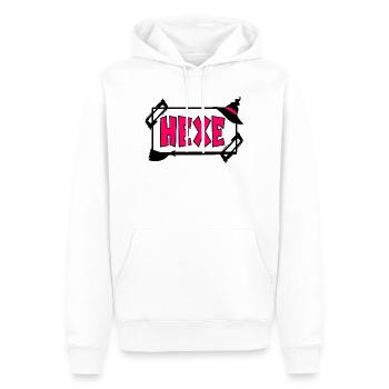 HEXEN KOSTÜME HALLOWEEN - Männer Premium Bio Hoodie - Weiß - Vorne - Nico (187cm)