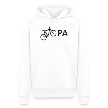 bester Opa Fahrrad Mountainbike Radeln Kritzeln - Männer Premium Bio Hoodie - Weiß - Vorne - Nico (187cm)