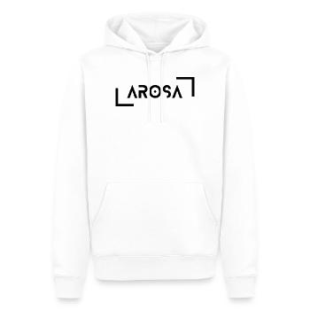 Arosa - Männer Premium Bio Hoodie - Weiß - Vorne - Nico (187cm)