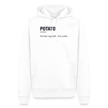 POTATO Kartoffel - Männer Premium Bio Hoodie - Weiß - Vorne - Nico (187cm)