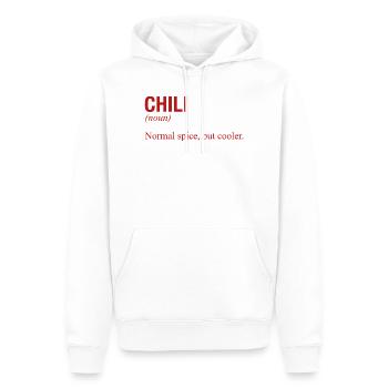 CHILI - Männer Premium Bio Hoodie - Weiß - Vorne - Nico (187cm)