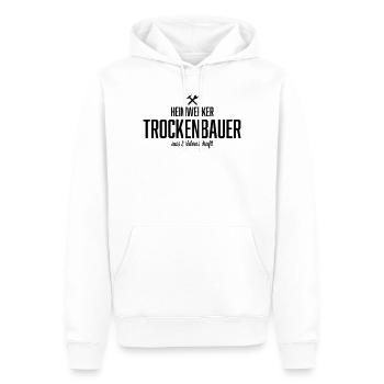 Heimwerker Trockenbauer - Männer Premium Bio Hoodie - Weiß - Vorne - Nico (187cm)