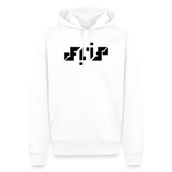 FLIP - Men’s Premium Organic Hoodie - white - Front - Nico (187cm)