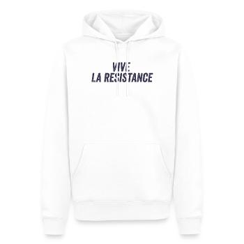 Vive La Resistance Widerstand Feminismus - Männer Premium Bio Hoodie - Weiß - Vorne - Nico (187cm)