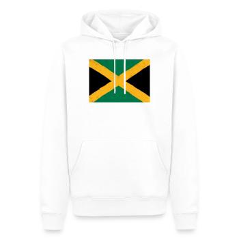 Flagge von Jamaika - Männer Premium Bio Hoodie - Weiß - Vorne - Nico (187cm)