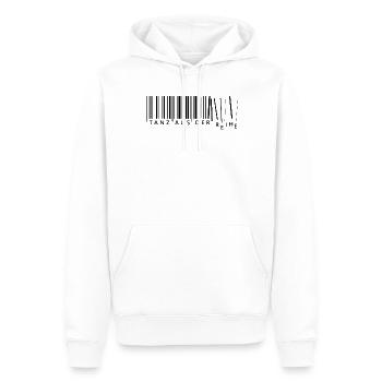 Tanz aus der Reihe - Männer Premium Bio Hoodie - Weiß - Vorne - Nico (187cm)