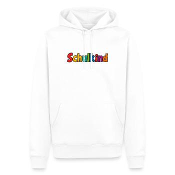 Schulkind bunt - Männer Premium Bio Hoodie - Weiß - Vorne - Nico (187cm)