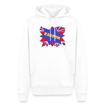Bande dessinée Kaboom - Sweat à capuche Premium bio Homme - blanc - Devant - Nico (187cm)