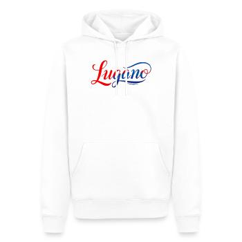 Tolles Lugano Souvenir - Männer Premium Bio Hoodie - Weiß - Vorne - Nico (187cm)