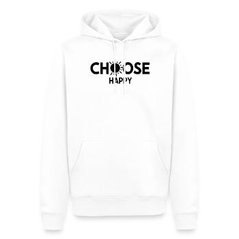 Bright Sunburst Wählen Sie Happy Design - Männer Premium Bio Hoodie - Weiß - Vorne - Nico (187cm)