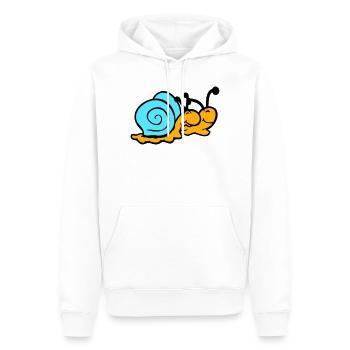 2 Schneckenhaus Schnecken Team Verliebt Freunde - Männer Premium Bio Hoodie - Weiß - Vorne - Nico (187cm)