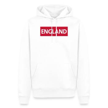 Englisches Manchester-Motiv mit Skyline der Stadt - Männer Premium Bio Hoodie - Weiß - Vorne - Nico (187cm)