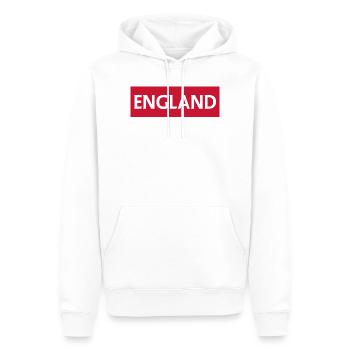 Englisches Nottingham-Emblem-Design - Männer Premium Bio Hoodie - Weiß - Vorne - Nico (187cm)