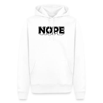 Abstract color explosion on canvas - Men’s Premium Organic Hoodie - white - Front - Nico (187cm)