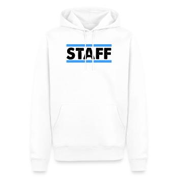 Personnel - Sweat à capuche Premium bio Homme - blanc - Devant - Nico (187cm)