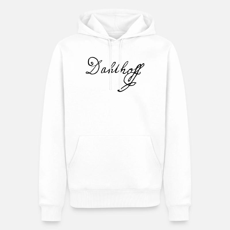 Dahlhoff - Männer Premium Bio Hoodie - Weiß