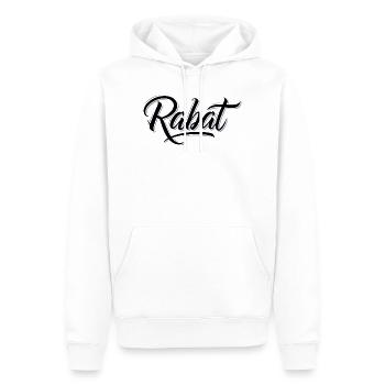 Rabat - Sweat à capuche Premium bio Homme - blanc - Devant - Nico (187cm)