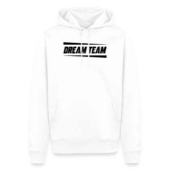 Équipe de rêve Mannschaft - Sweat à capuche Premium bio Homme - blanc - Devant - Nico (187cm)