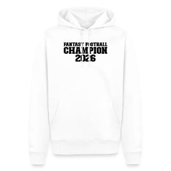 Champion de Fantasy Football 2026 Fantasy Football - Sweat à capuche Premium bio Homme - blanc - Devant - Nico (187cm)